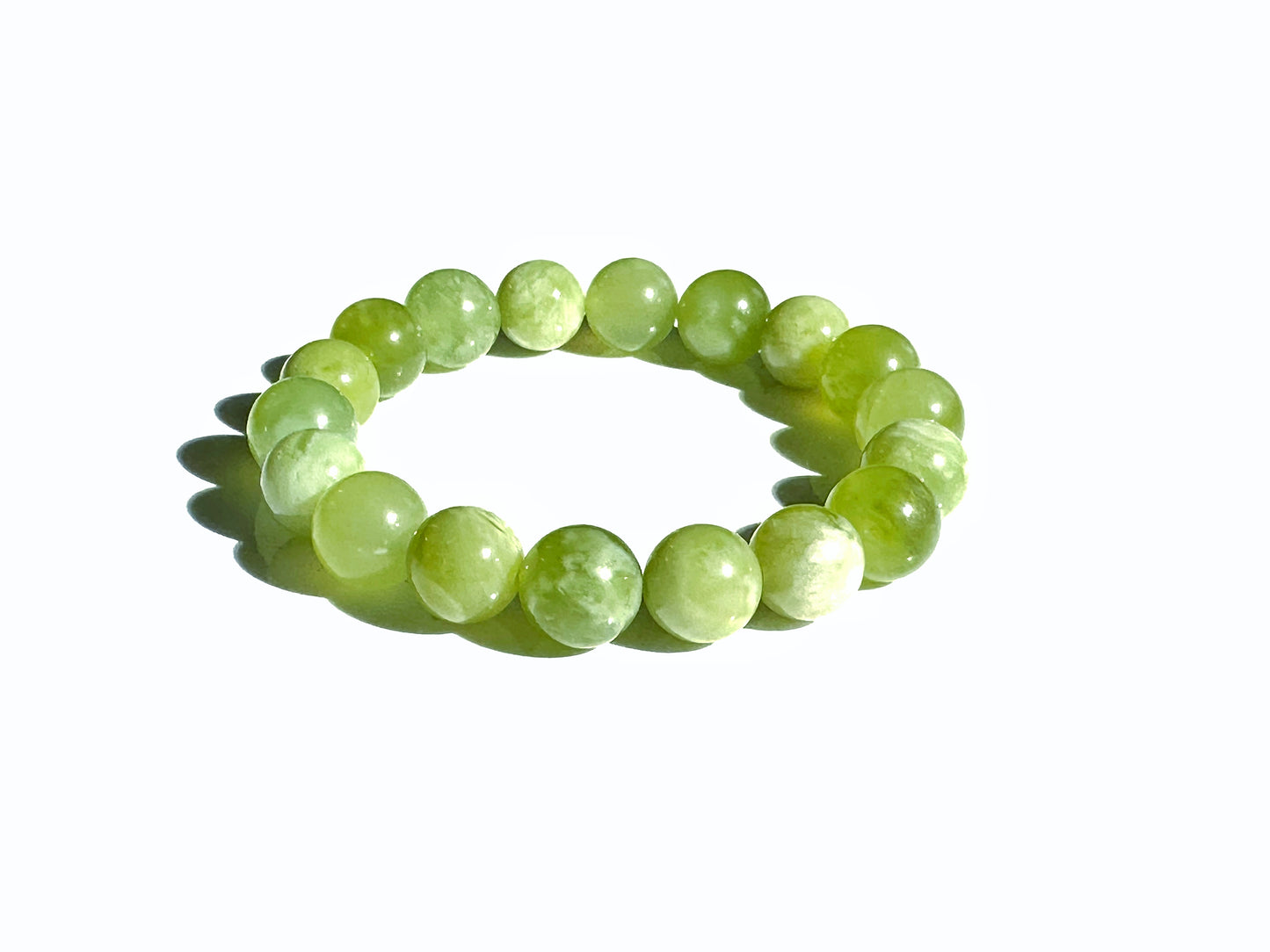 Uranium Jade Bracelet | Grounding, Protection & Inner Renewal