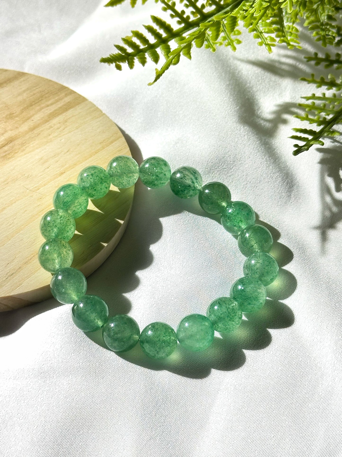 Light Green Strawberry Quartz | Gentle Renewal Bracelet