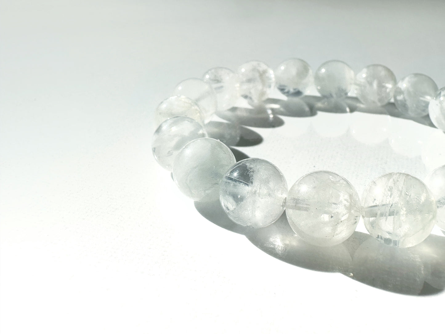 Premium White Phantom Quartz | Light & Insight Bracelet