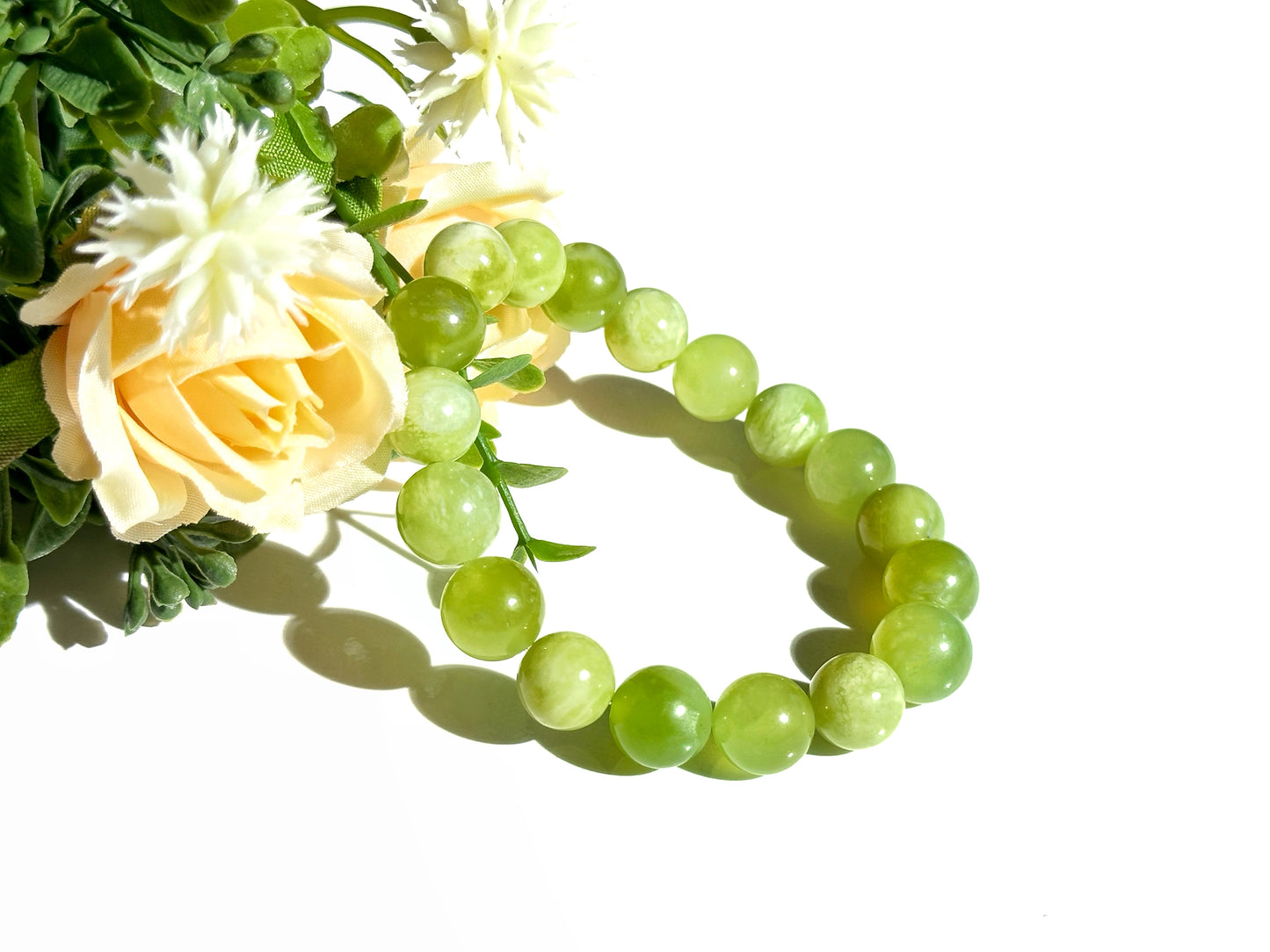 Uranium Jade Bracelet | Grounding, Protection & Inner Renewal