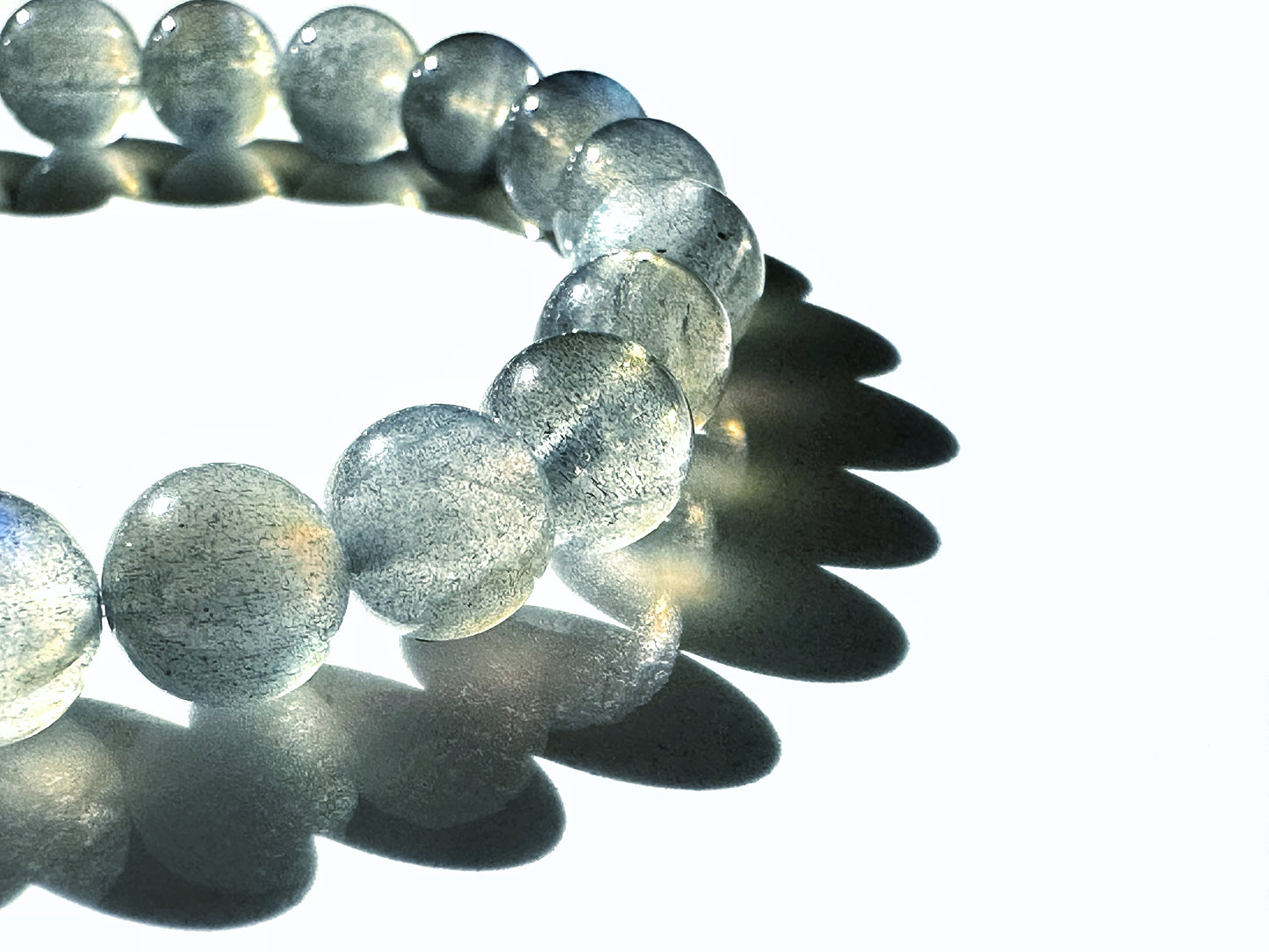 Premium Gray Moonstone Bracelet | Intuition, Balance & Feminine Energy