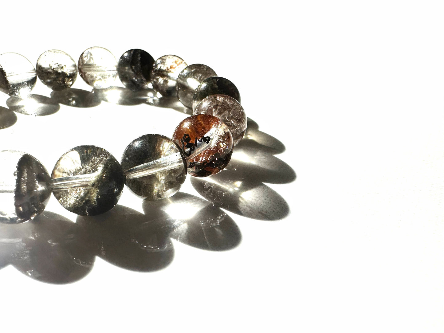 Premium Green Phantom Quartz Bracelet | Growth, Grounding, and Spiritual Clarity