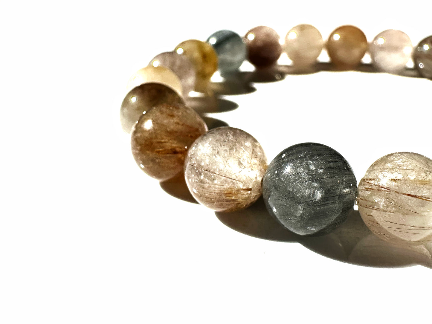 Natural Rabbit Hair Quartz | Energy, Clarity & Inner Strength Bracelet