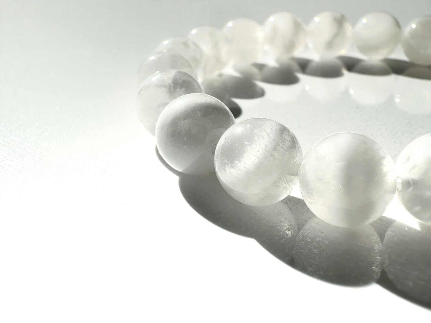 Premium White Phantom Quartz | Light & Insight Bracelet