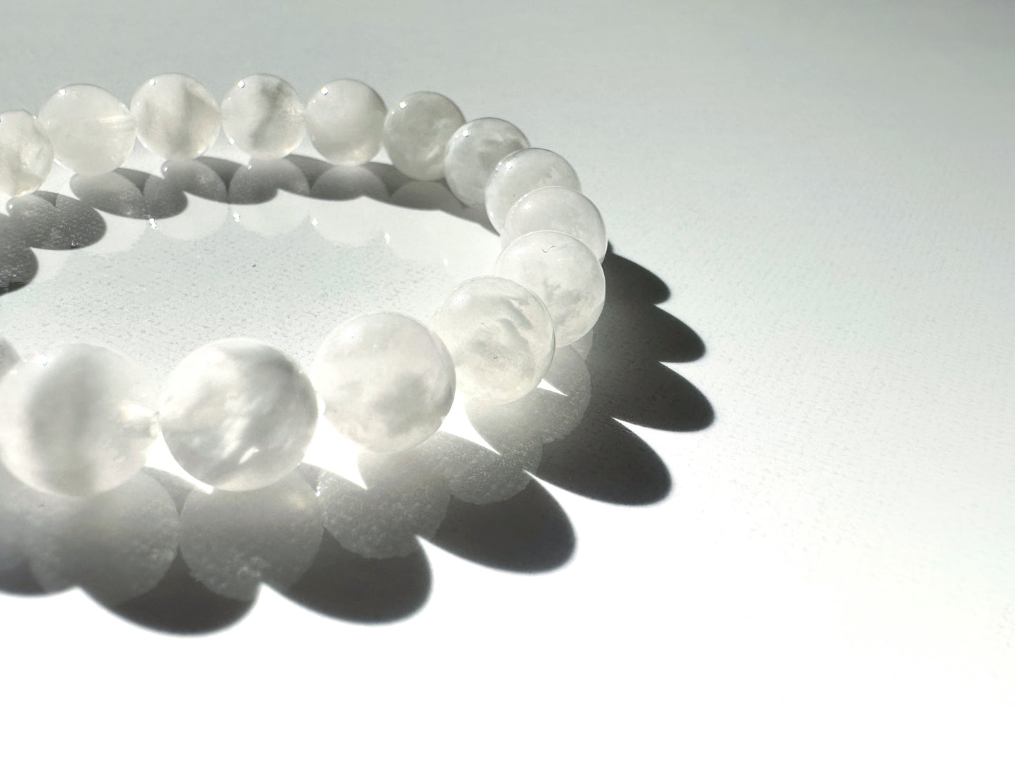 Premium White Phantom Quartz | Light & Insight Bracelet
