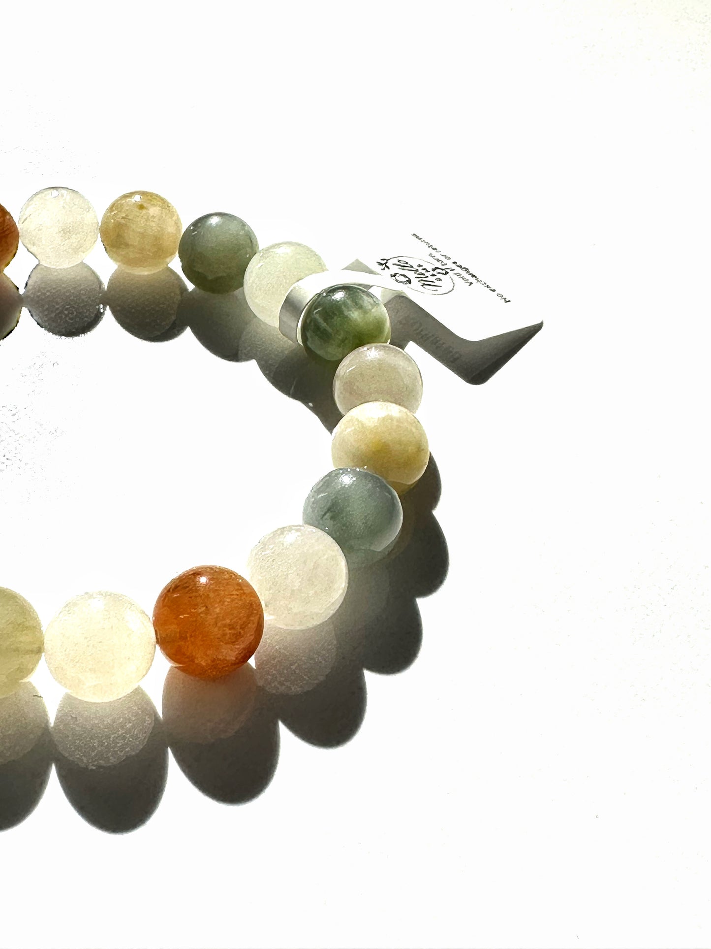 Premium Natural Rabbit Hair Quartz 9mm | Gentle Energy & Clarity Bracelet