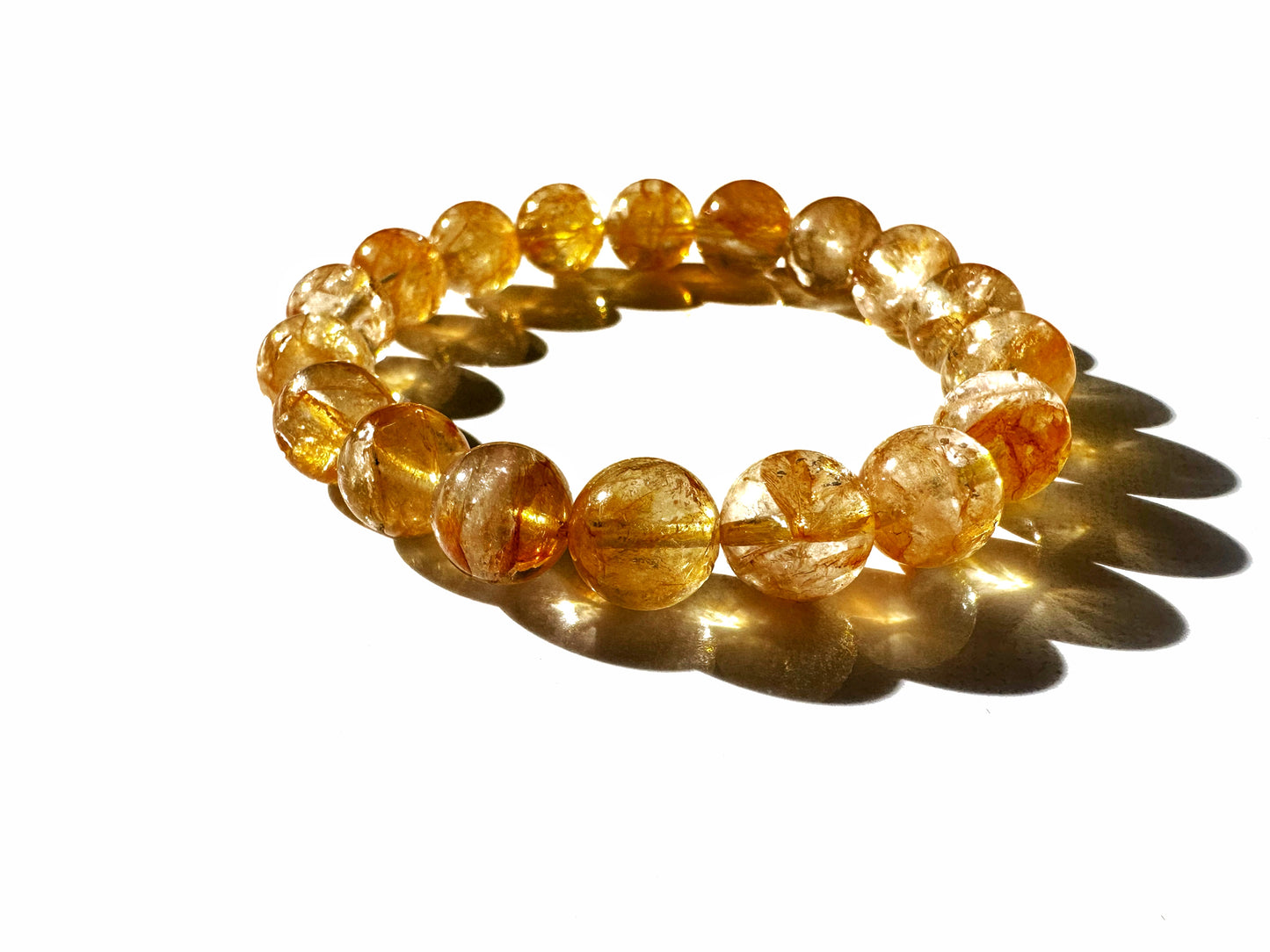 Premium Koi Flower Phantom Quartz Bracelet | Flow, Renewal & Heart Energy