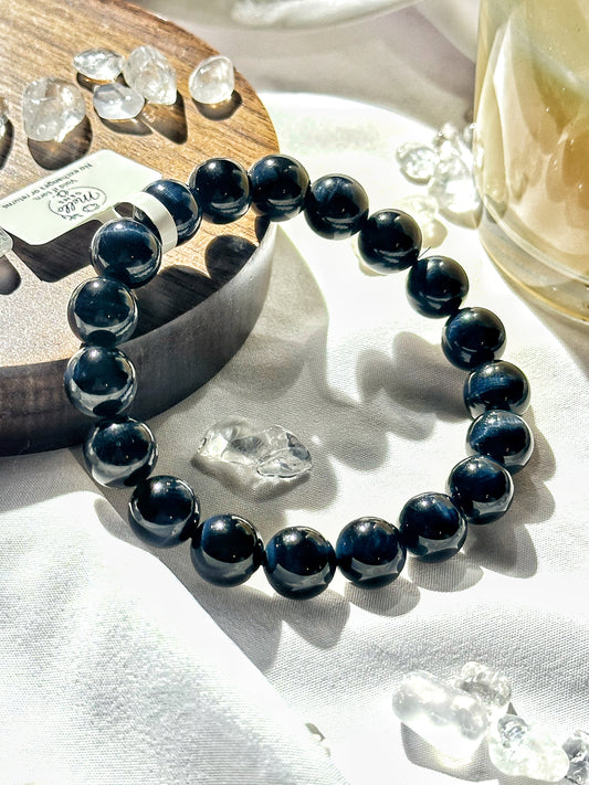 Premium Blue Tiger Eye | Clarity & Protection Bracelet