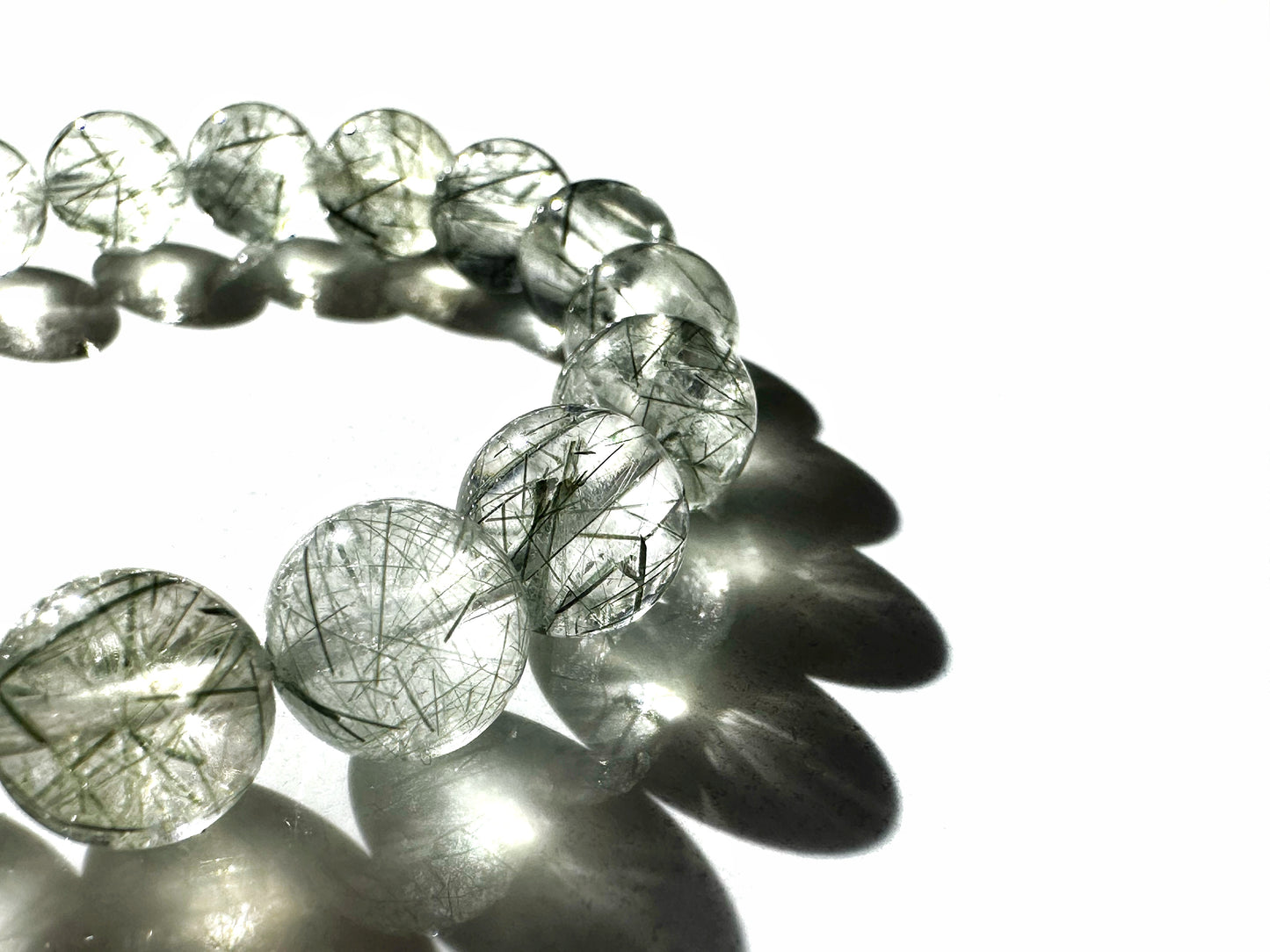 Premium Green Rutilated Quartz Bracelet | Clarity and Growth from Within
