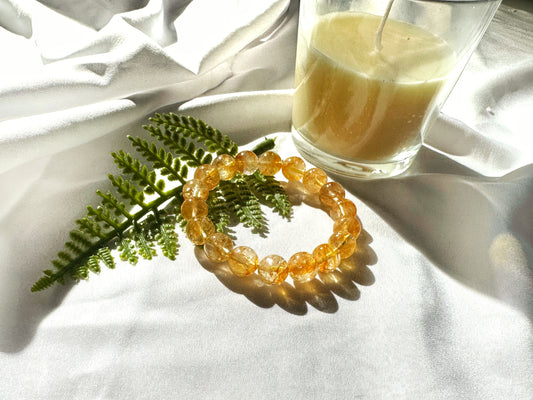 Premium Koi Flower Phantom Quartz Bracelet | Flow, Renewal & Heart Energy