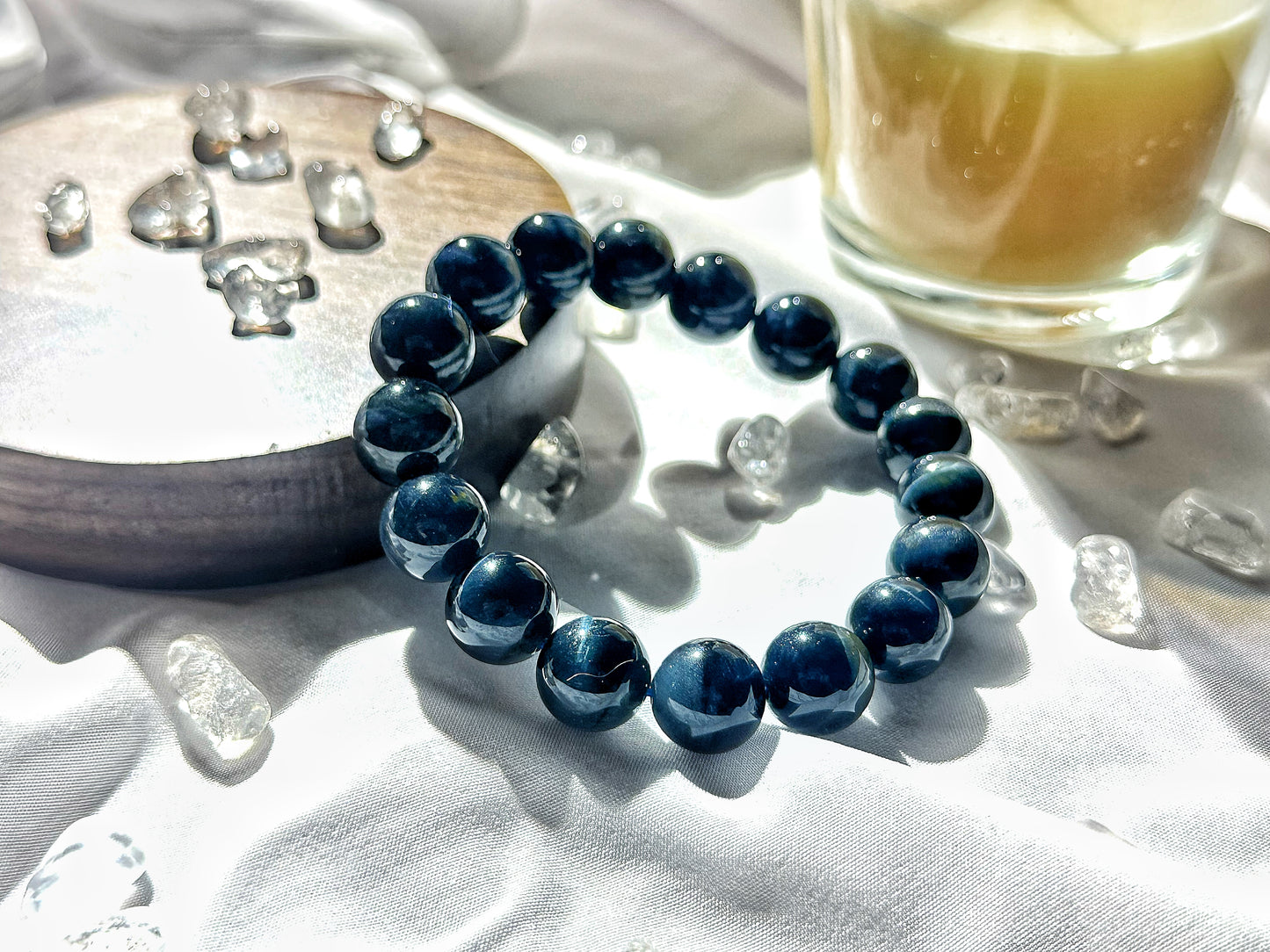 Premium Blue Tiger Eye | Clarity & Protection Bracelet