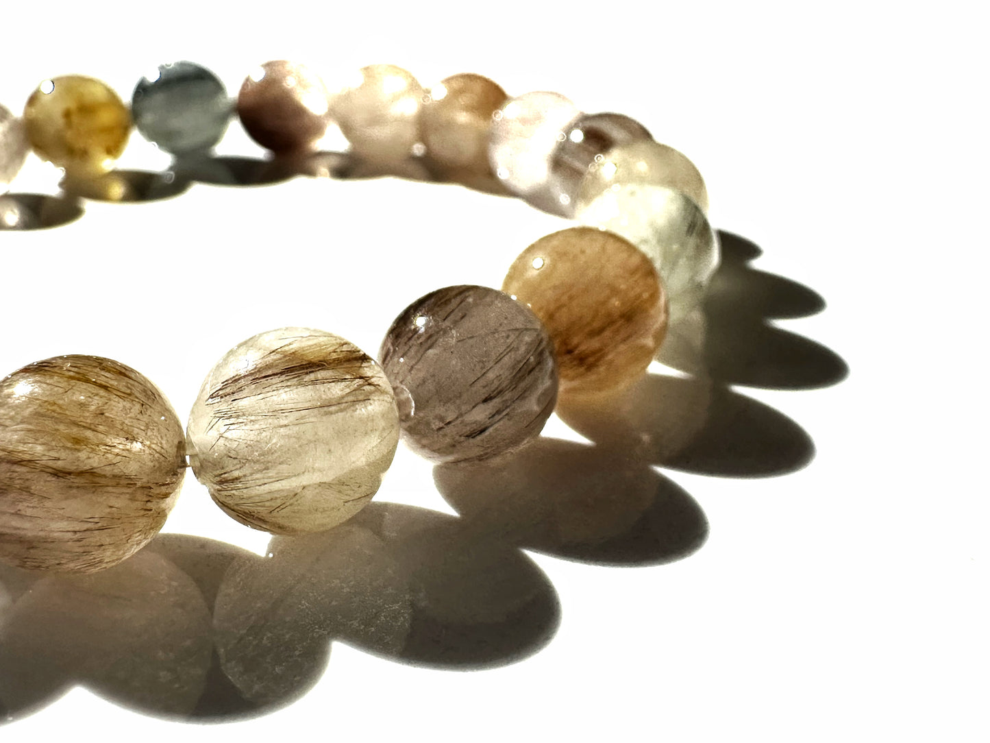 Natural Rabbit Hair Quartz | Energy, Clarity & Inner Strength Bracelet