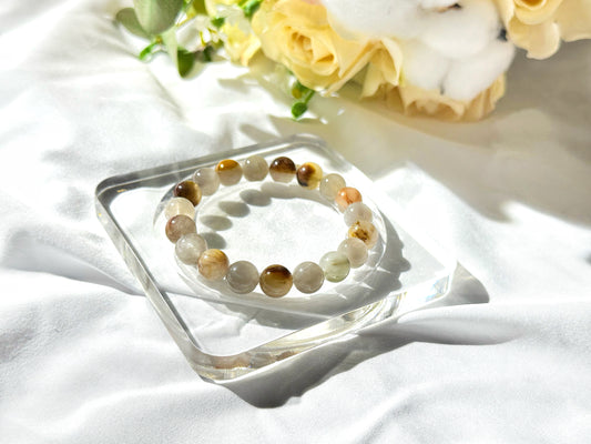 Natural Rabbit Hair Quartz | Energy, Clarity & Inner Strength Bracelet