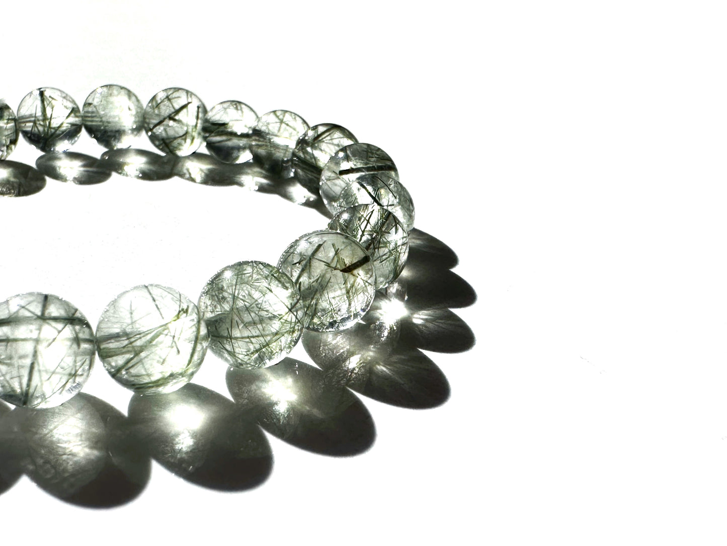 Premium Green Rutilated Quartz Bracelet | Clarity and Growth from Within