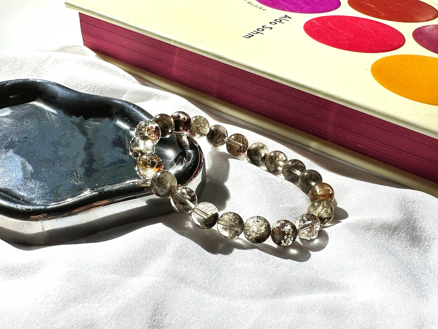 Premium Green Phantom Quartz Bracelet | Growth, Grounding, and Spiritual Clarity