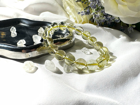 Premium Citrine Bracelet 10mm | Abundance, Confidence & Positive Energy